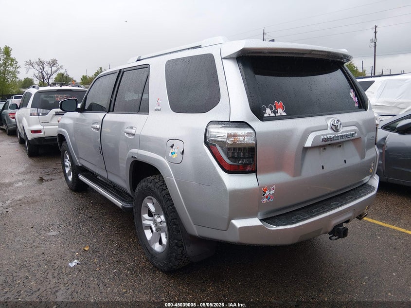 Vin: jtebu5jr0g5332794, lot: 45536522, toyota 4runner sr5 premium 20163