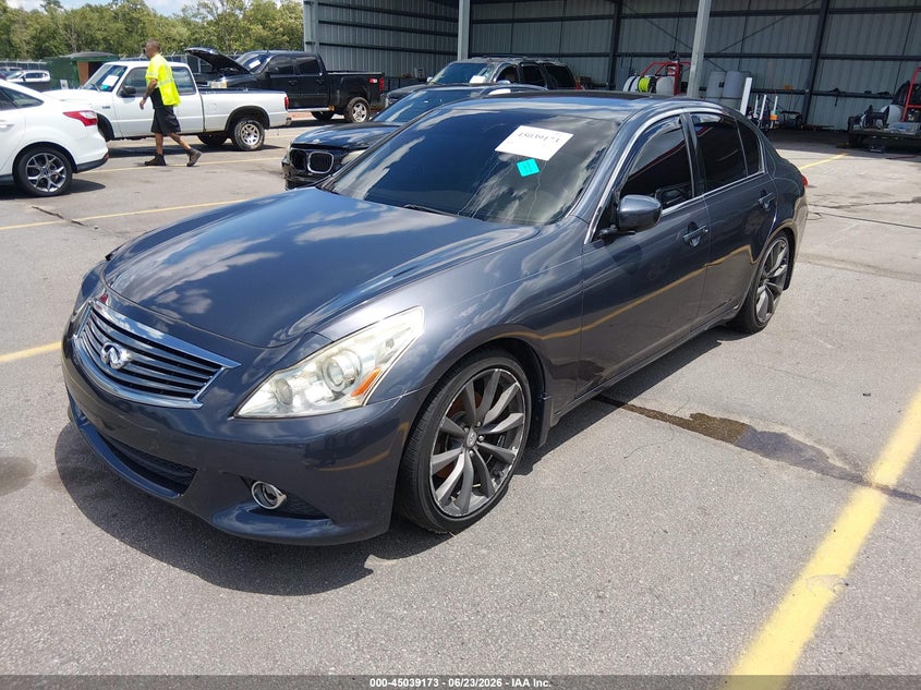 Vin: jn1dv6ap2cm700460, lot: 45536690, infiniti g25 journey 20122