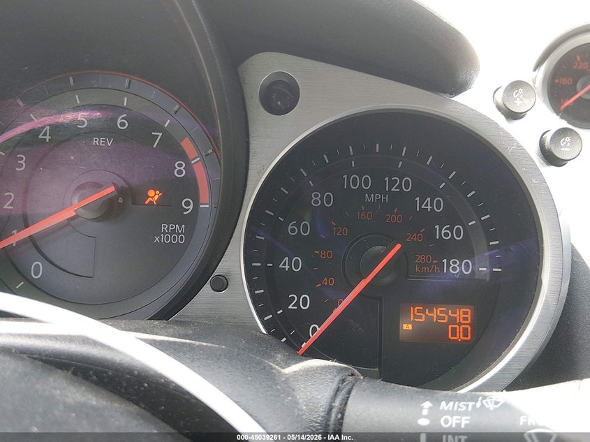 2009 Nissan 370Z VIN: JN1AZ44E39M404023 Lot: 45039261