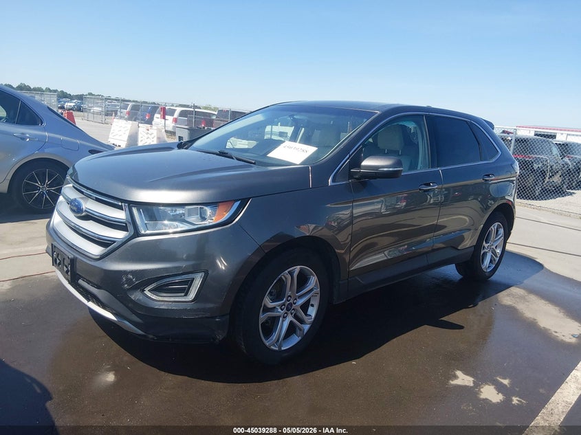 Vin: 2fmpk3k96hbb53042, lot: 45536805, ford edge titanium 20172