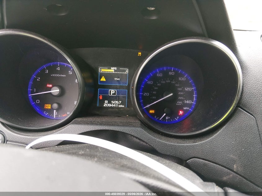 2017 SUBARU LEGACY SEDAN 2.5L H-4 DOHC, VVT, 175HP