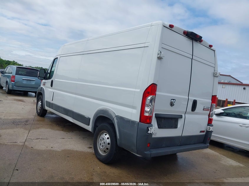 Vin: 3c6trvdd0fe501765, lot: 45537106, ram promaster 2500 high roof 20153
