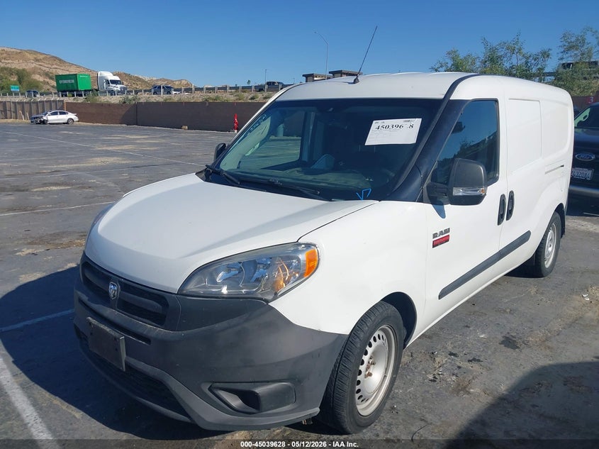 Vin: zfberfab4j6j06855, lot: 45537145, ram promaster city tradesman 20182