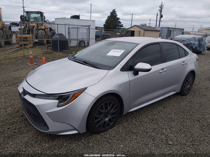 2020 Toyota Corolla Le 5YFEPRAE4LP086309 photo 1