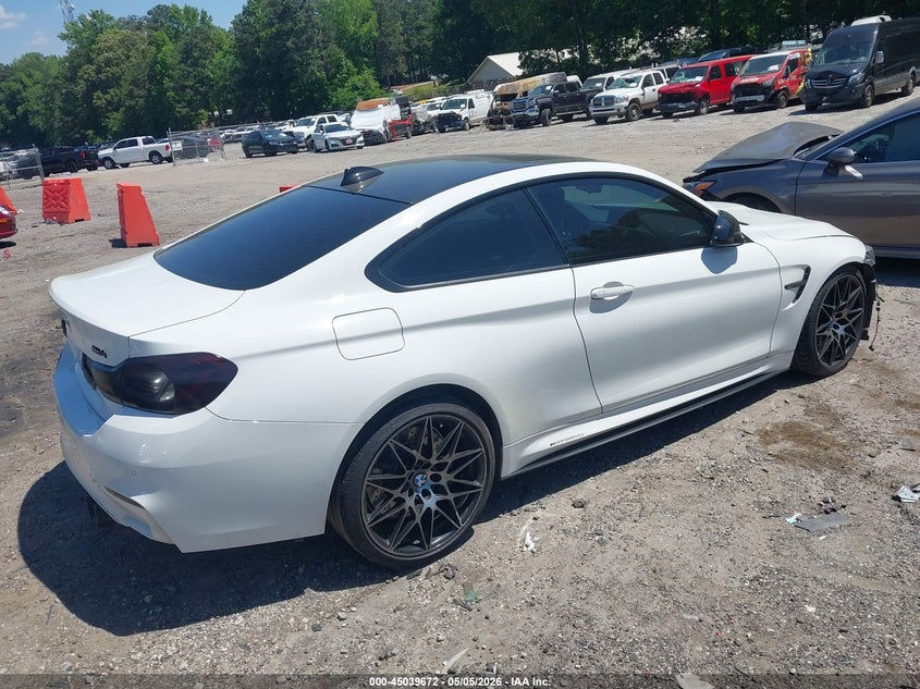 Vin: wbs4y9c55jac86652, lot: 45537189, bmw m4 20184