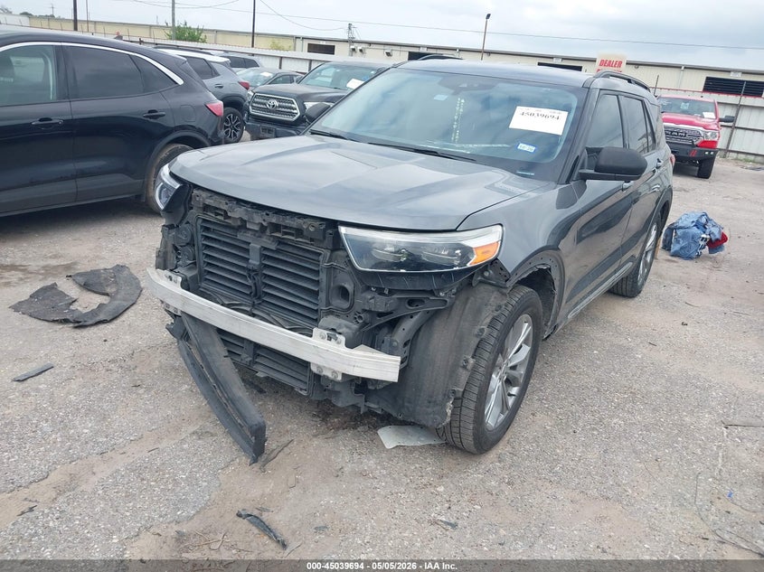 Vin: 1fmsk7dh6ngb95026, lot: 45537211, ford explorer xlt 20222