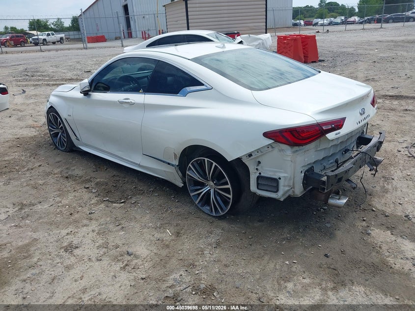 2017 INFINITI Q60 COUPE 3.0L V-6 DI, DOHC, VVT, TURBO, 300HP