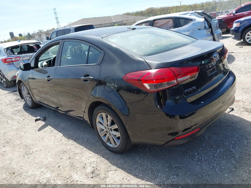 Vin: 3kpfk4a75je196260, lot: 45537246, kia forte lx 20183