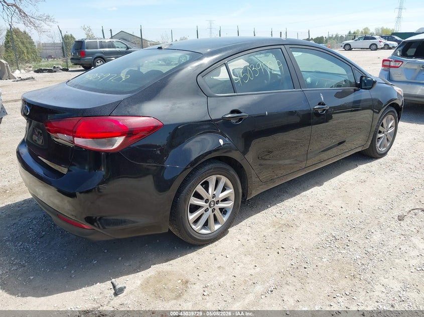 Vin: 3kpfk4a75je196260, lot: 45537246, kia forte lx 20184