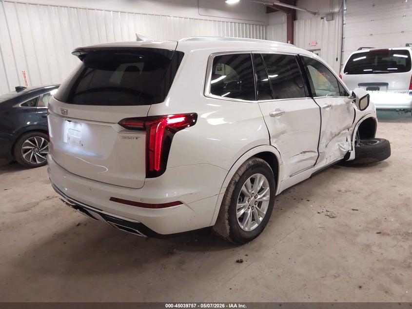 Vin: 1gykpbr48sz139565, lot: 45537274, cadillac xt6 awd luxury 20254