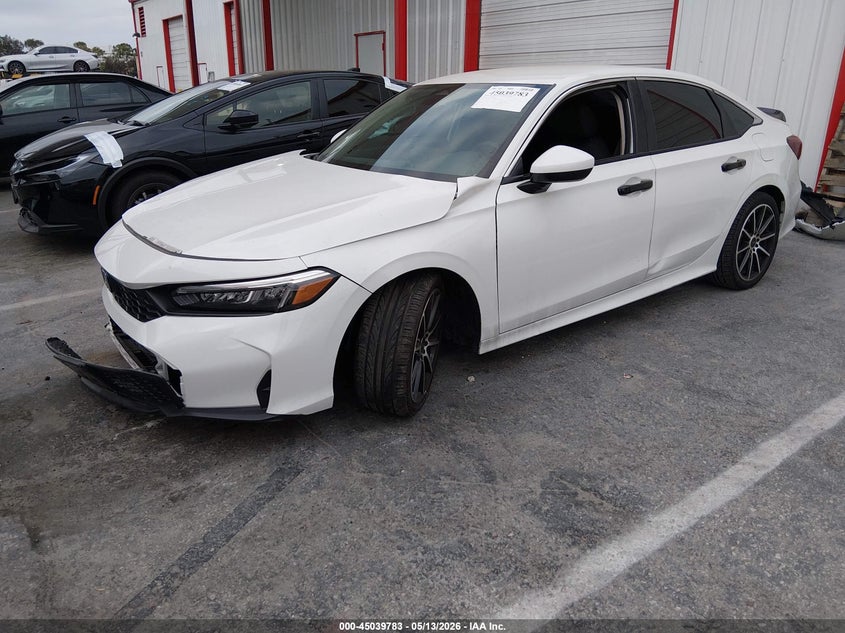 2025 Honda Civic Lx 2HGFE2F25SH528858 photo 1