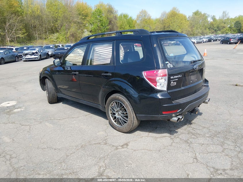 2012 Subaru Forester 2.5 2.5X black Lot 111045039897 Vin JF2SHABC1CG409328