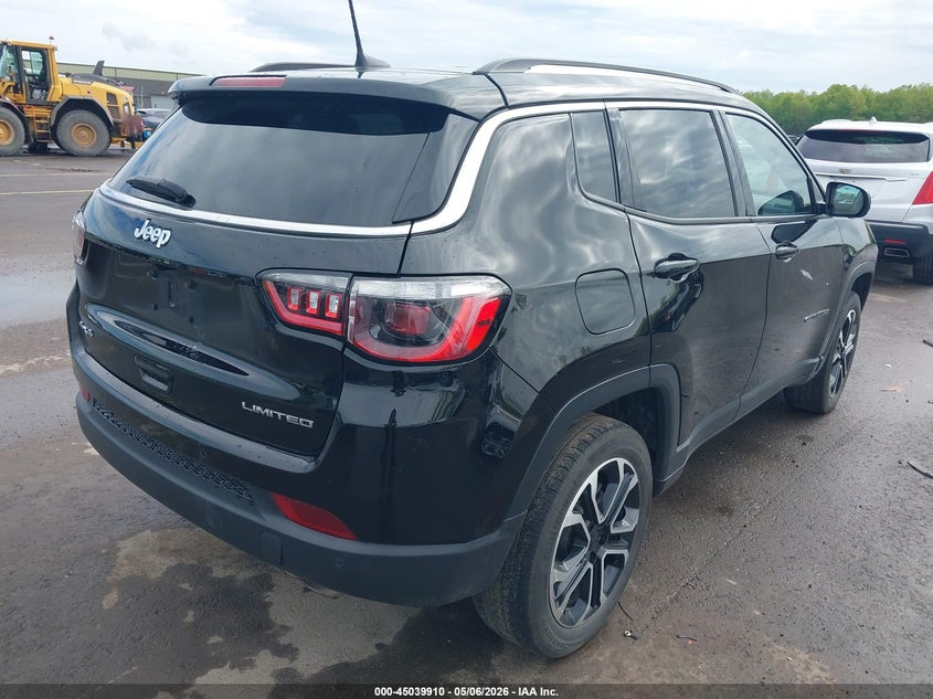 Vin: 3c4njdcb7nt100923, lot: 45537427, jeep compass limited 4x4 20224