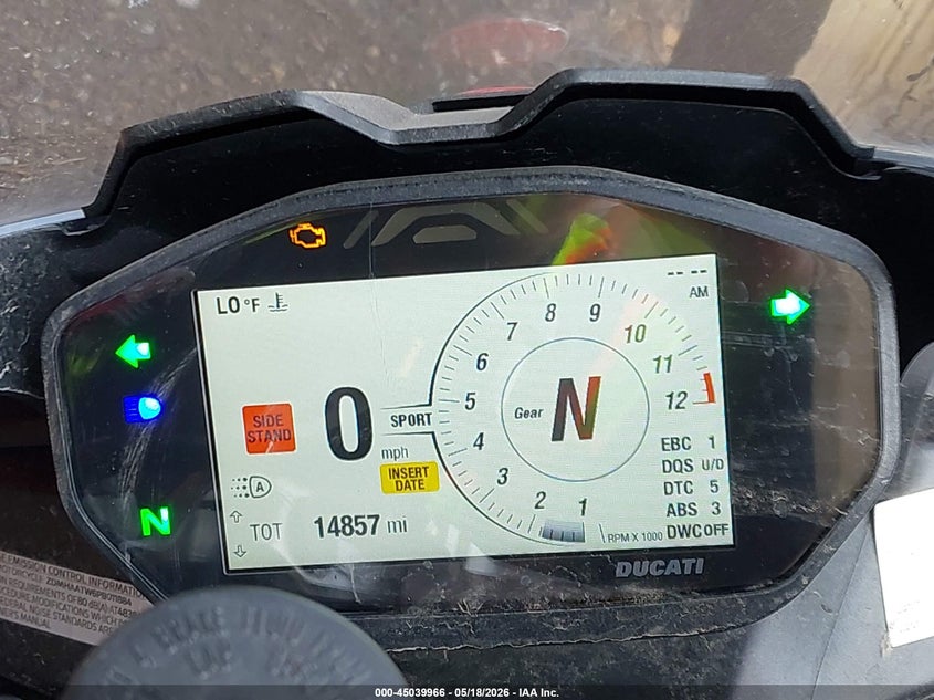 2023 Ducati Panigale V2 VIN: ZDMHAATW6PB011884 Lot: 45039966