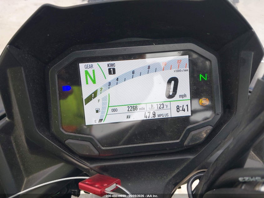 2026 Kawasaki Ex650 P VIN: ML5EXEP18TDAJ1867 Lot: 45039999