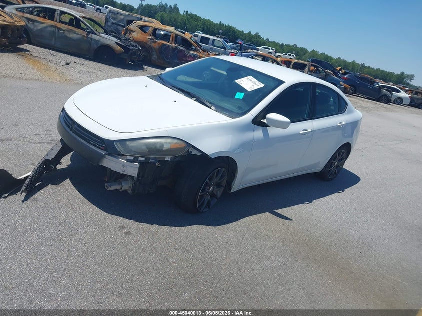 Vin: 1c3cdfaa7gd517041, lot: 45537530, dodge dart se 20162