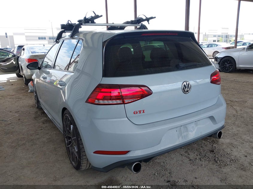 Vin: 3vw5t7au4lm008656, lot: 45537554, volkswagen golf gti 2.0t autobahn/2.0t s/2.0t se 20203