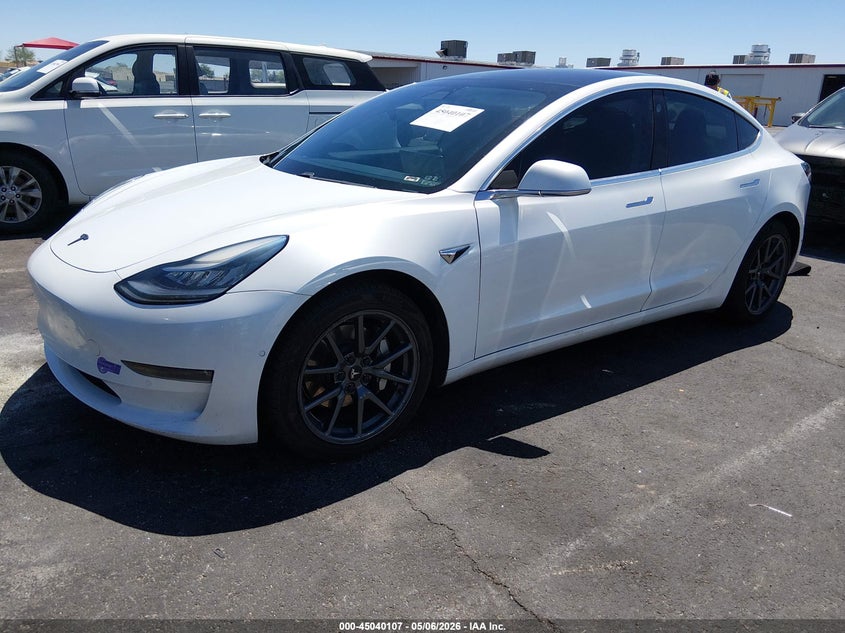 Vin: 5yj3e1eb9kf191601, lot: 45537624, tesla model 3 long range/performance 20192