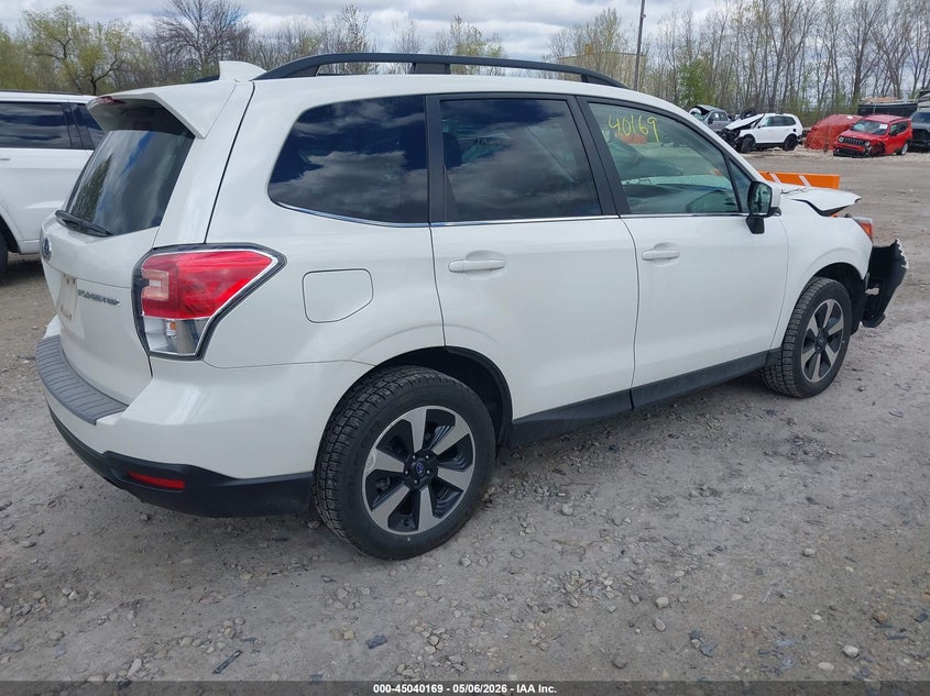 Vin: jf2sjalc2jh423202, lot: 45537686, subaru forester 2.5i limited 20184