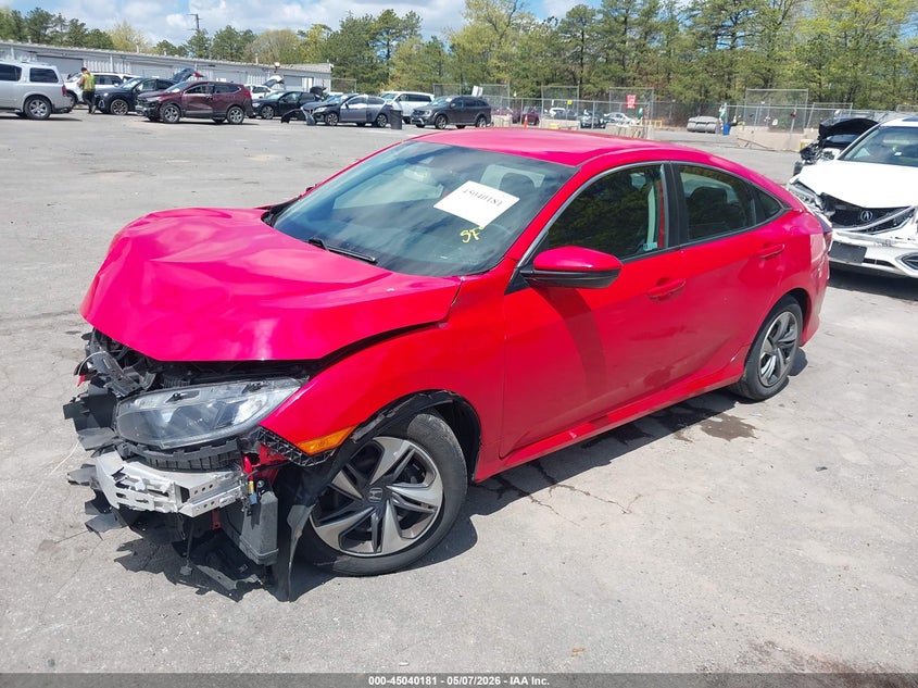 2020 Honda Civic Lx 2HGFC2F66LH595088 photo 1