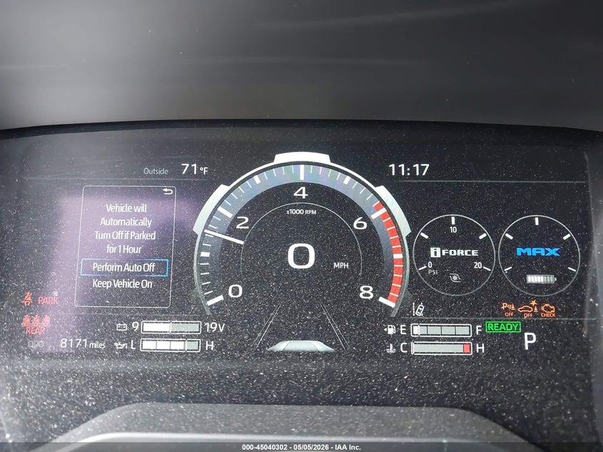 VIN 5TFWC5DB8SX107320 2025 TOYOTA TUNDRA HYBRID LIMITED CREWMAX "6.4" BED