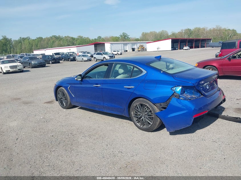 Vin: kmtg44la7ku018104, lot: 45537945, genesis g70 2.0t advanced 20193