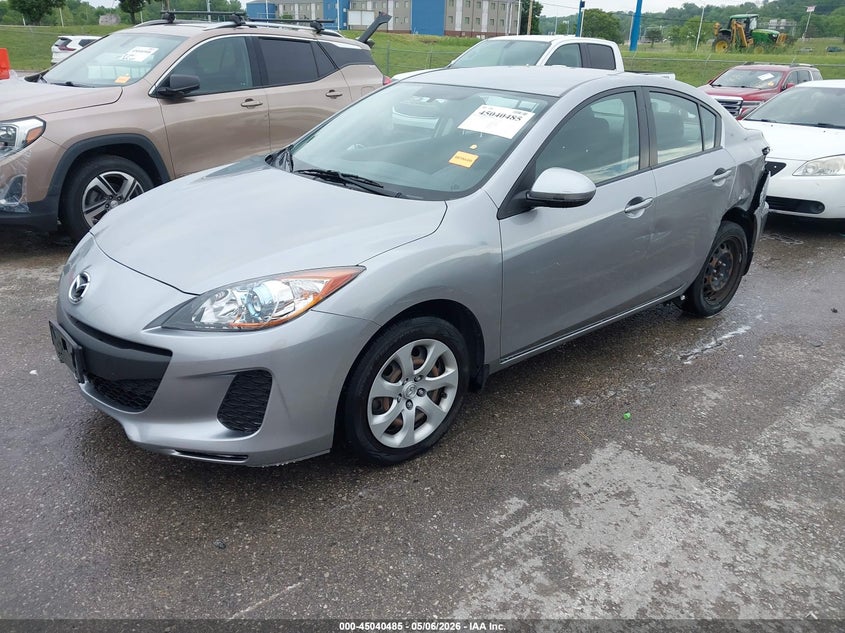 Vin: jm1bl1u70d1799727, lot: 45538001, mazda mazda3 i sport 20132
