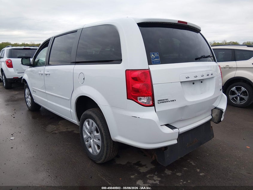 Vin: 2c7wdgbg2fr533583, lot: 45538021, dodge grand caravan se 20153