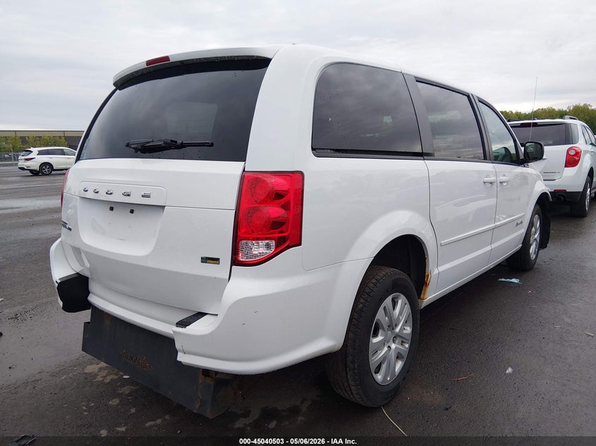 Vin: 2c7wdgbg2fr533583, lot: 45538021, dodge grand caravan se 20154