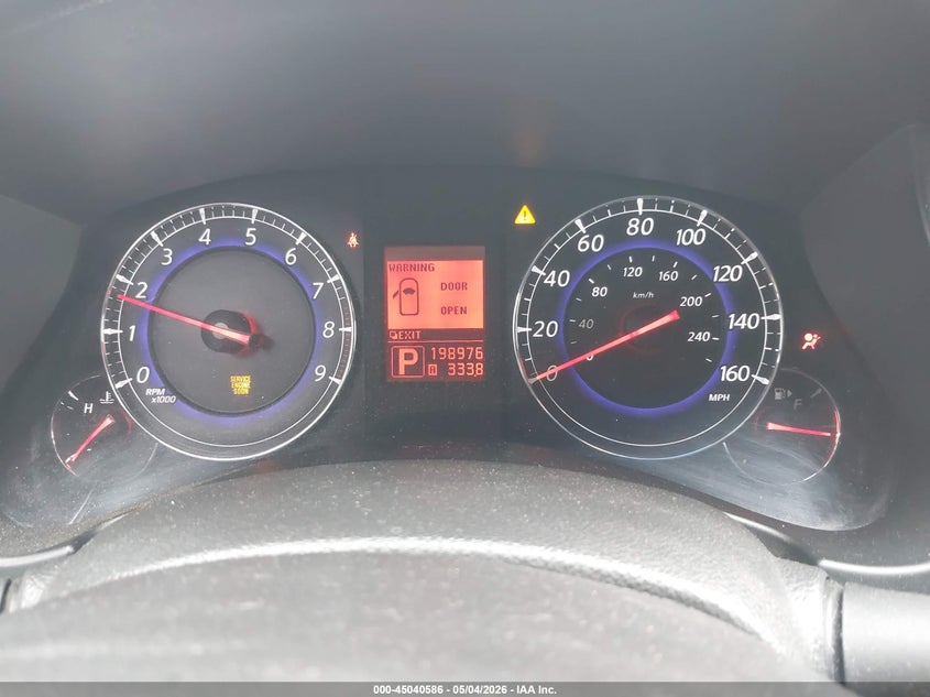 2008 Infiniti Ex35 Journey VIN: JNKAJ09F48M356172 Lot: 45040586