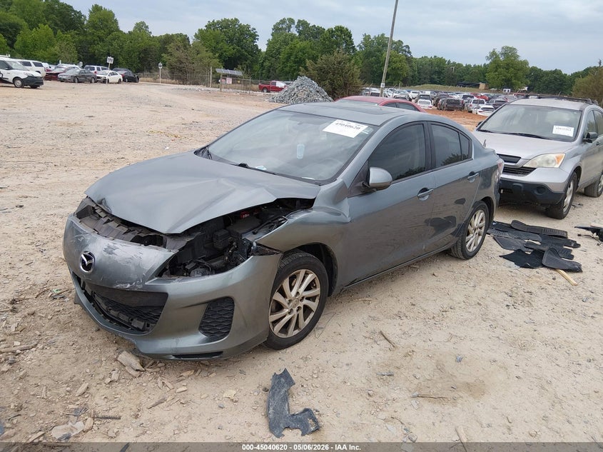 Vin: jm1bl1v7xc1666017, lot: 45538137, mazda mazda3 i touring 20122