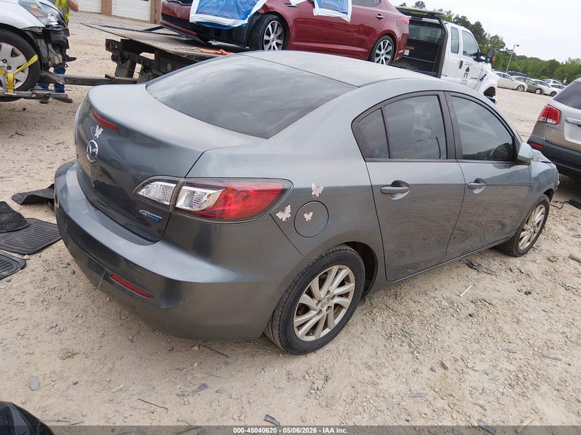 Vin: jm1bl1v7xc1666017, lot: 45538137, mazda mazda3 i touring 20124