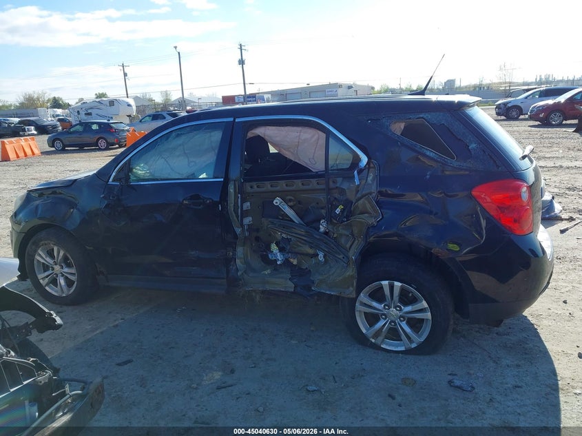 2011 Chevrolet Equinox 2.4 Ls black Lot 111045040630 Vin 2CNFLCEC3B6443562