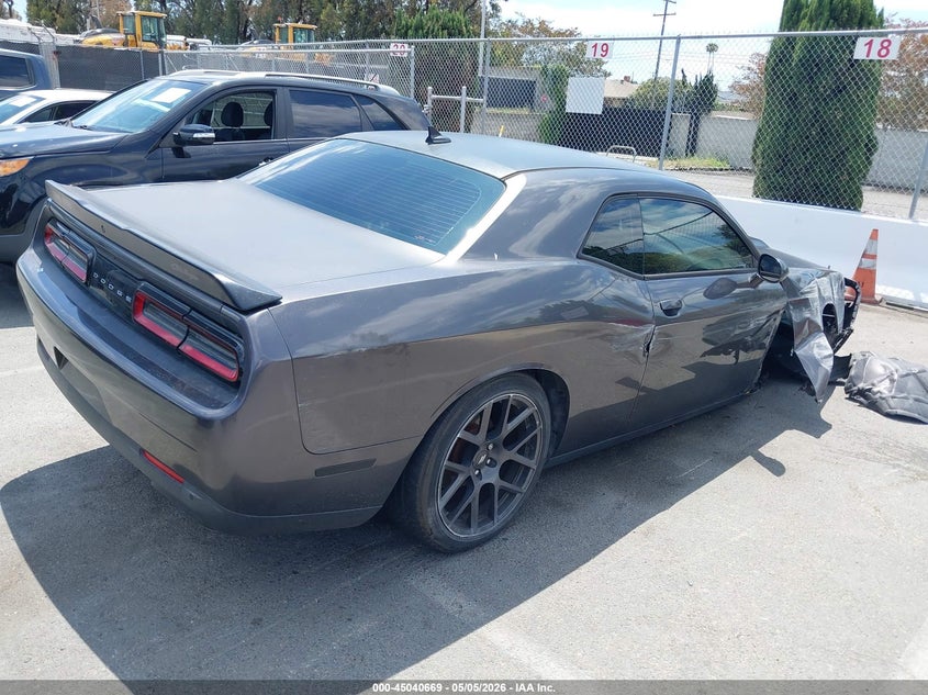 Vin: 2c3cdzbt5hh639886, lot: 45538186, dodge challenger t/a 20174