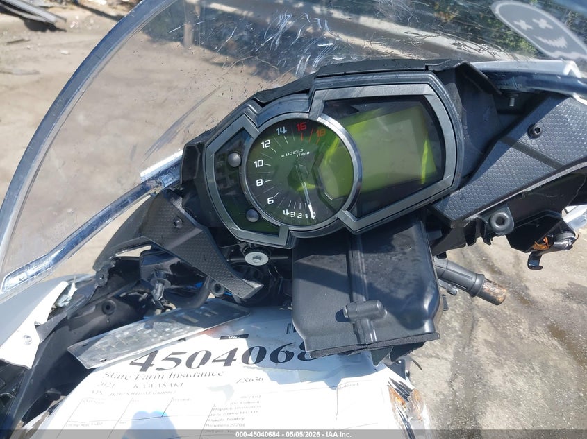 2021 Kawasaki Zx636 K VIN: JKBZXJH10MA008997 Lot: 45040684