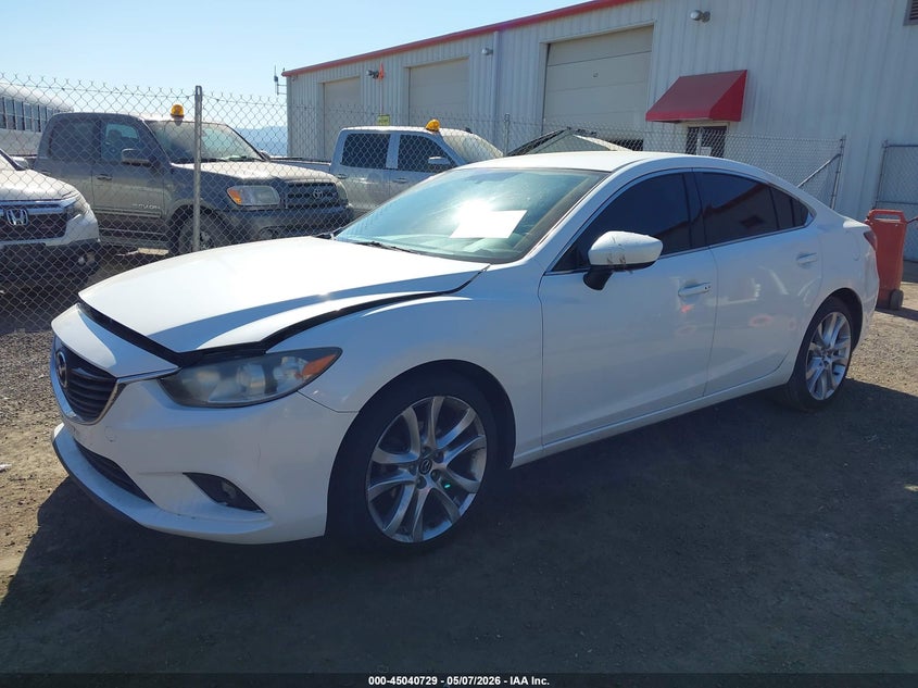 Vin: jm1gj1v59f1186176, lot: 45538245, mazda mazda6 i touring 20152