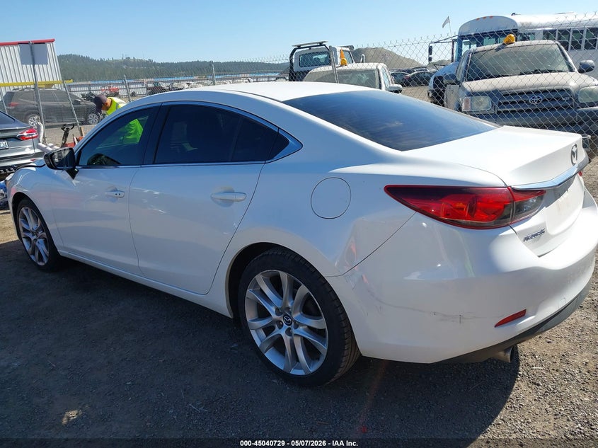 Vin: jm1gj1v59f1186176, lot: 45538245, mazda mazda6 i touring 20153