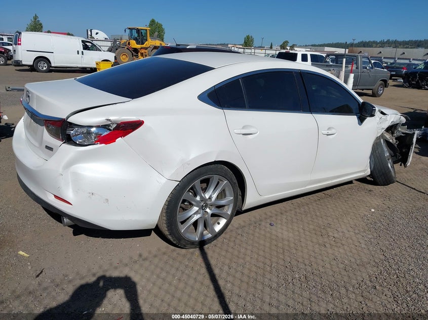 Vin: jm1gj1v59f1186176, lot: 45538245, mazda mazda6 i touring 20154