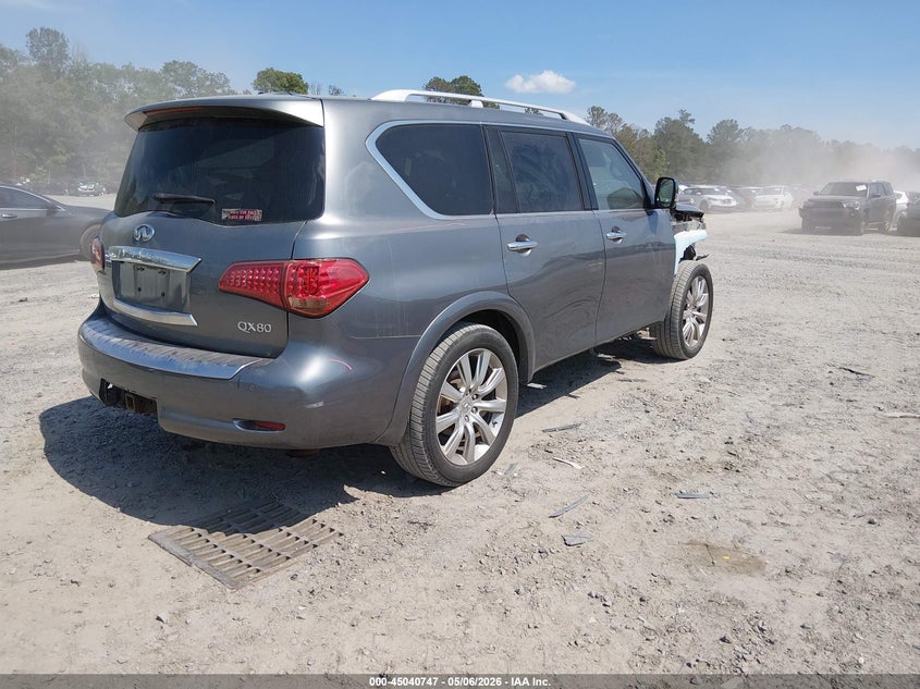 2015 INFINITI QX80 auction photo 4