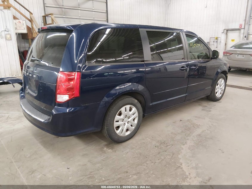 Vin: 2c4rdgbg6gr182057, lot: 45538270, dodge grand caravan se 20164