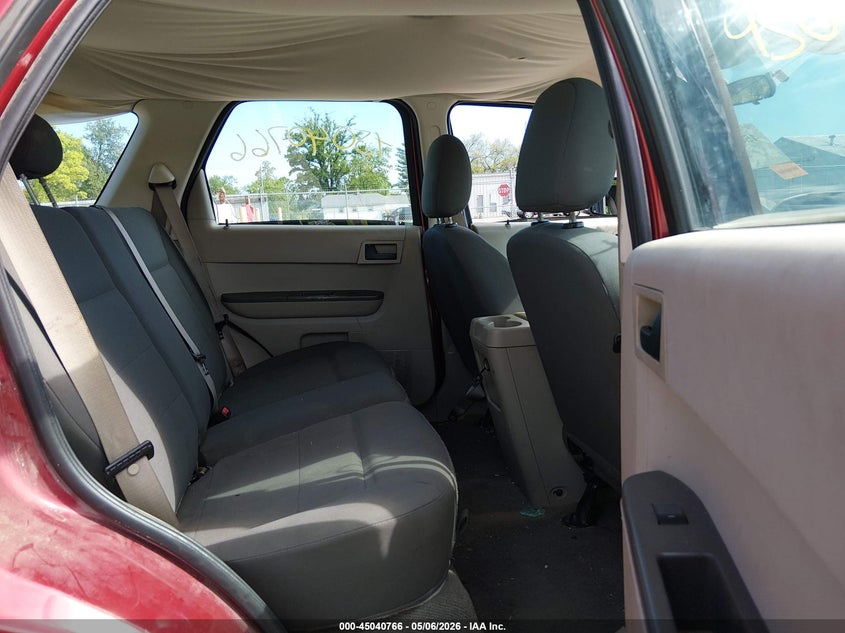 2008 Ford Escape 2.3 Xls/Xls Manual red Lot 111045040766 Vin 1FMCU02Z38KA46897