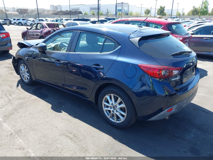 Vin: 3mzbm1l72fm172321, lot: 45538291, mazda mazda3 i touring 20153