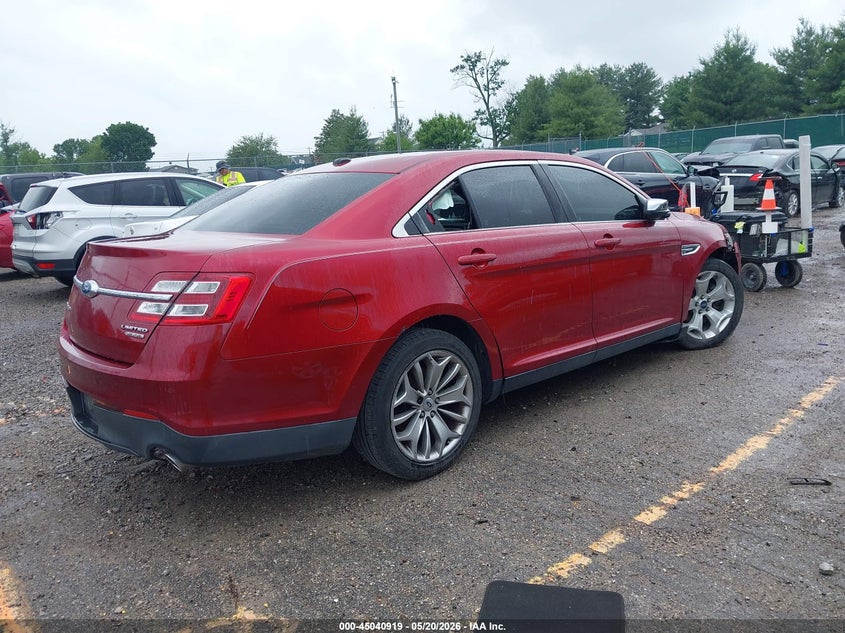 Vin: 1fahp2f86dg100680, lot: 45538436, ford taurus limited 20134