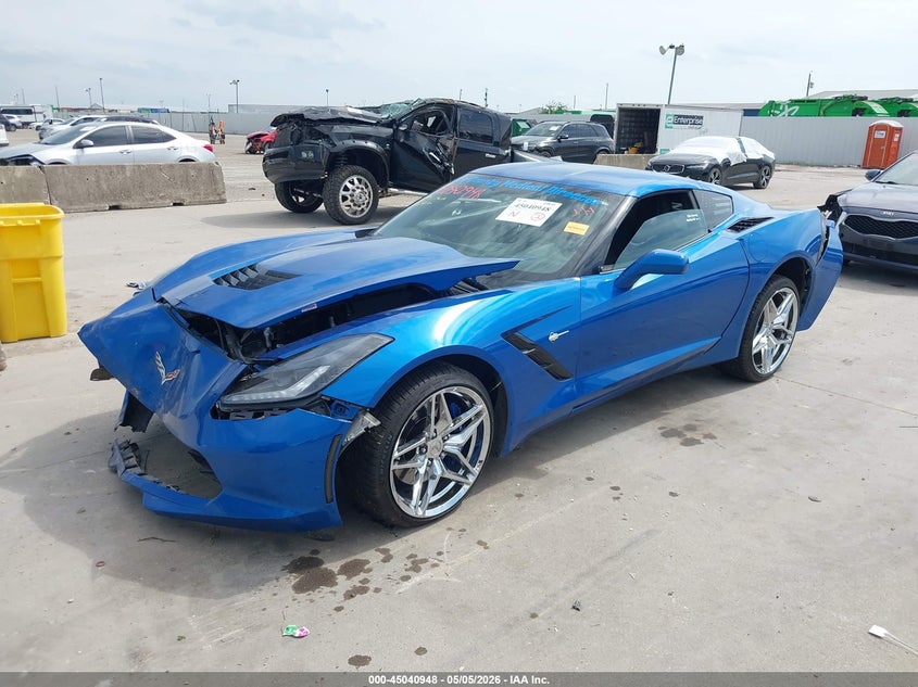 2014 CHEVROLET CORVETTE STINGRAY auction photo 2