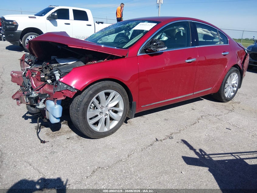 Vin: 2g4gk5ex4e9223842, lot: 45538742, buick regal turbo 20142