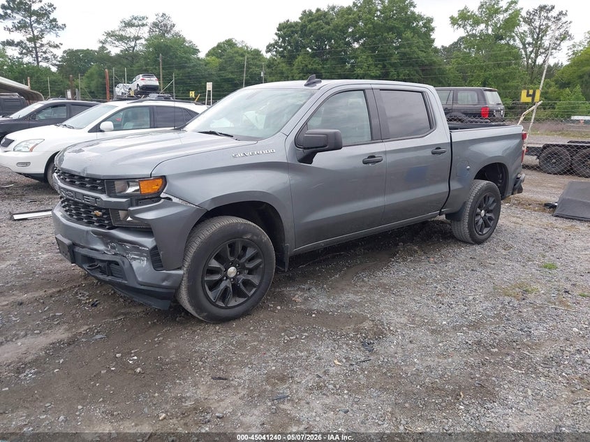 2021 Chevrolet Silverado 1500 2wd  Short Bed Custom 3GCPWBEK0MG390893 photo 1
