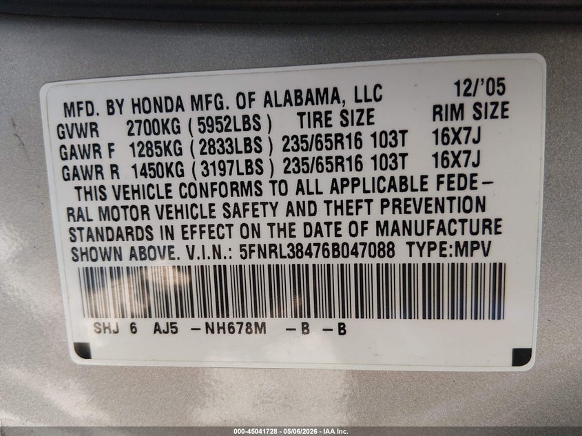 AtlanticExpress - Honda Odyssey