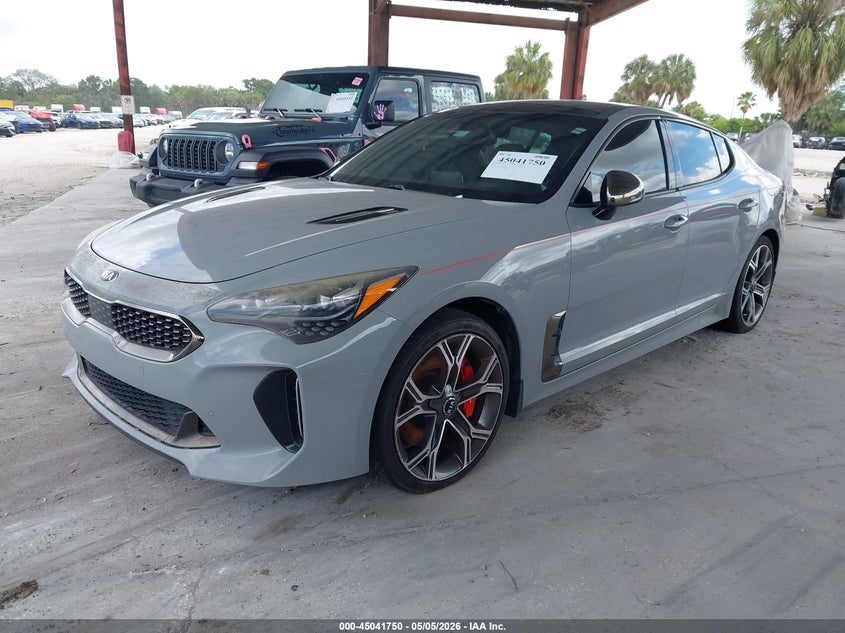 Vin: knae55lc8j6023709, lot: 45539267, kia stinger gt2 20182
