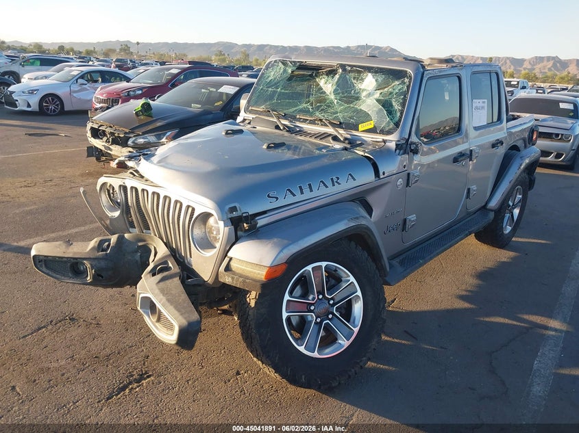 2021 Jeep Wrangler Unlimited Sahara 1C4HJXEN5MW545126 photo 1