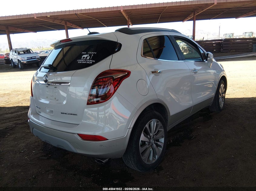 Vin: kl4cjasb4hb210755, lot: 45539449, buick encore preferred 20174